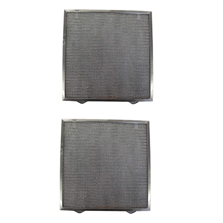 Duraflow Filtration Filters for Broan S97017415, G-8193, -13-3/4 X 14 X 3/8, PK2 A60463- 2 Pack